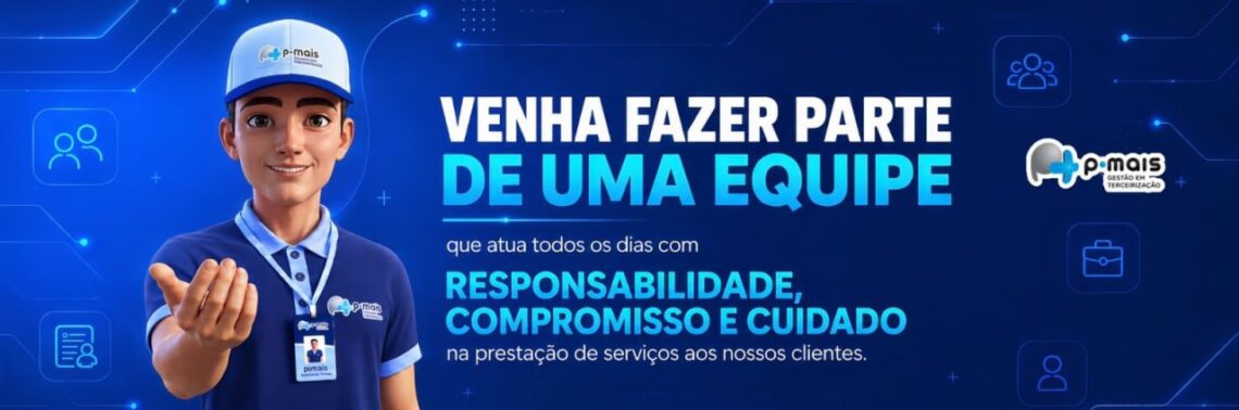 Venha fazer parte de uma equipe PMais